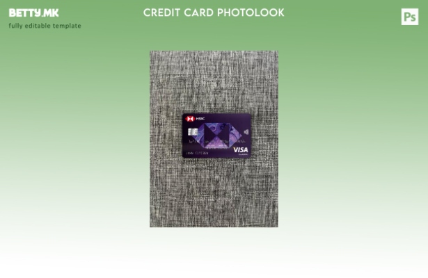 модерен стил Грција HSBC виза класичен шаблон за фотографски изглед